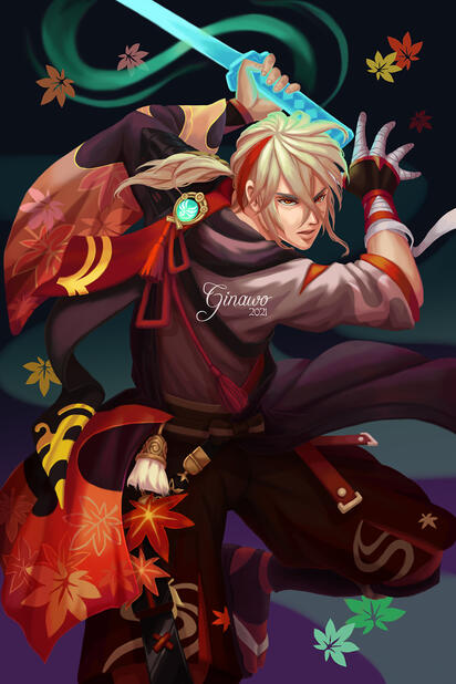 [2021] Kaedehara Kazuha (Genshin Impact)