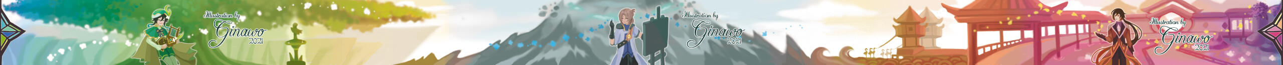 [Washi Tape] Genshin Impact: Asterism zine 2021