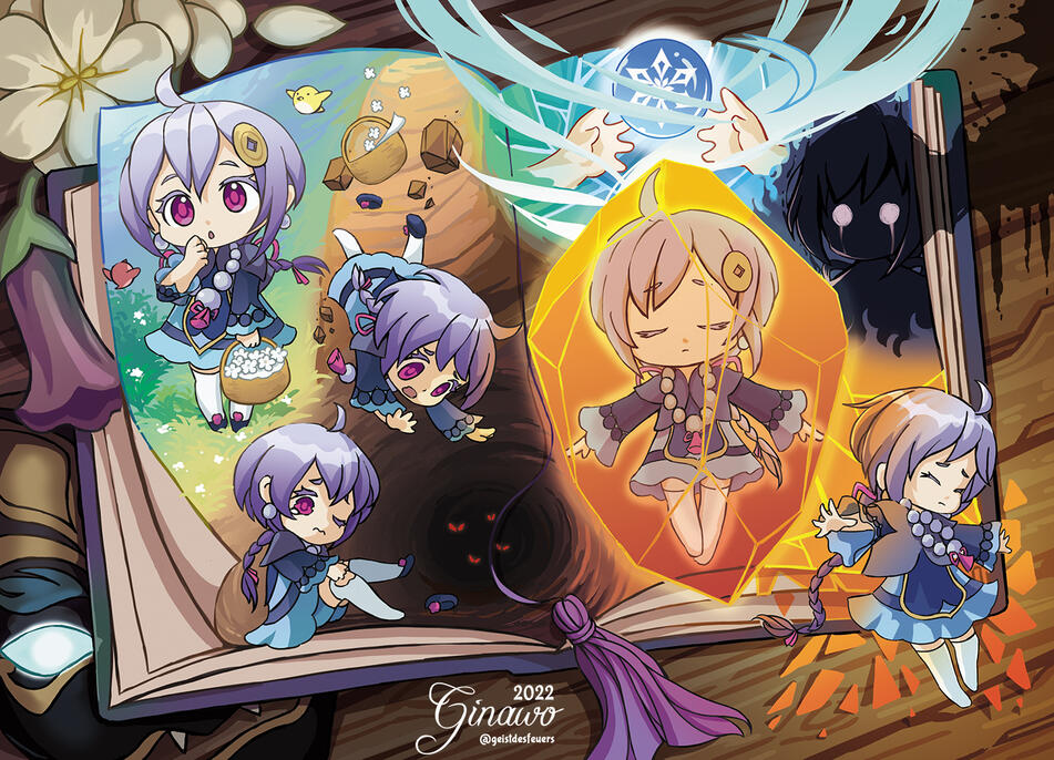Genshin Impact: Icy Resurrection (Qiqi) zine 2022